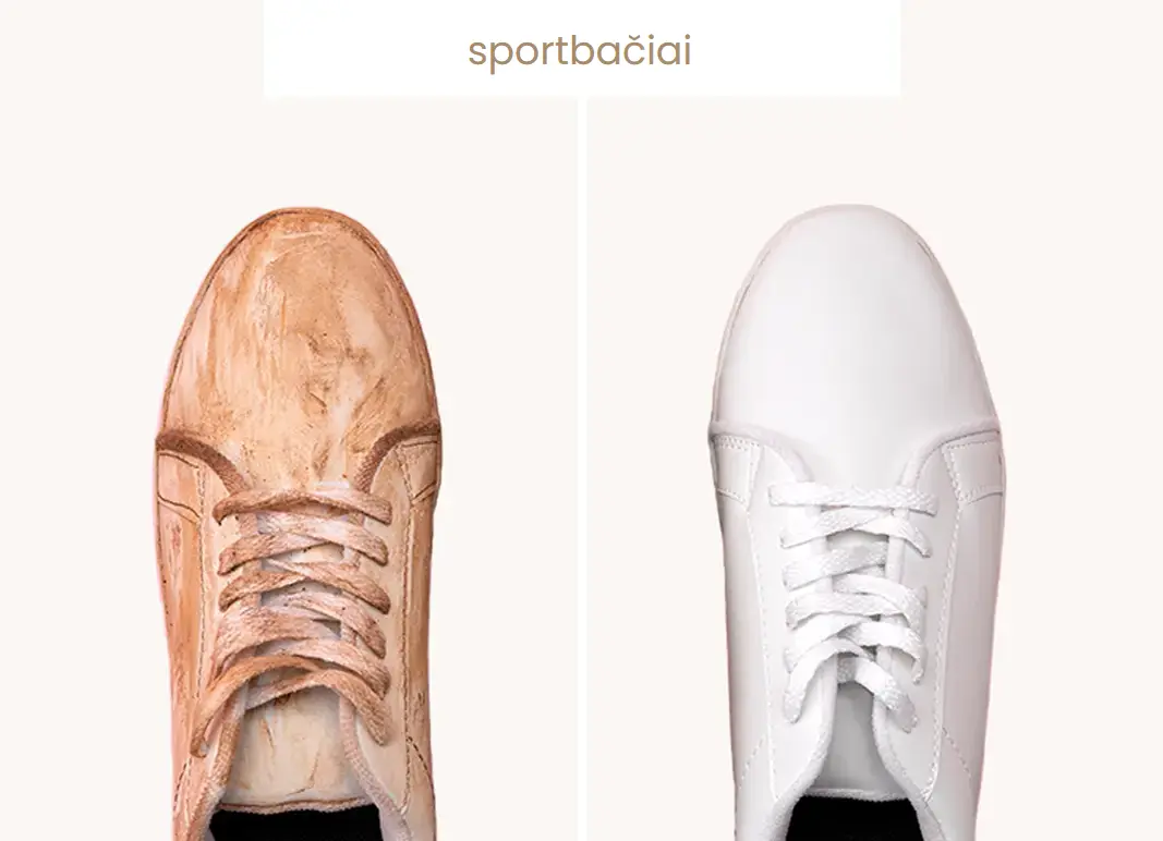 Sportbačių valymas